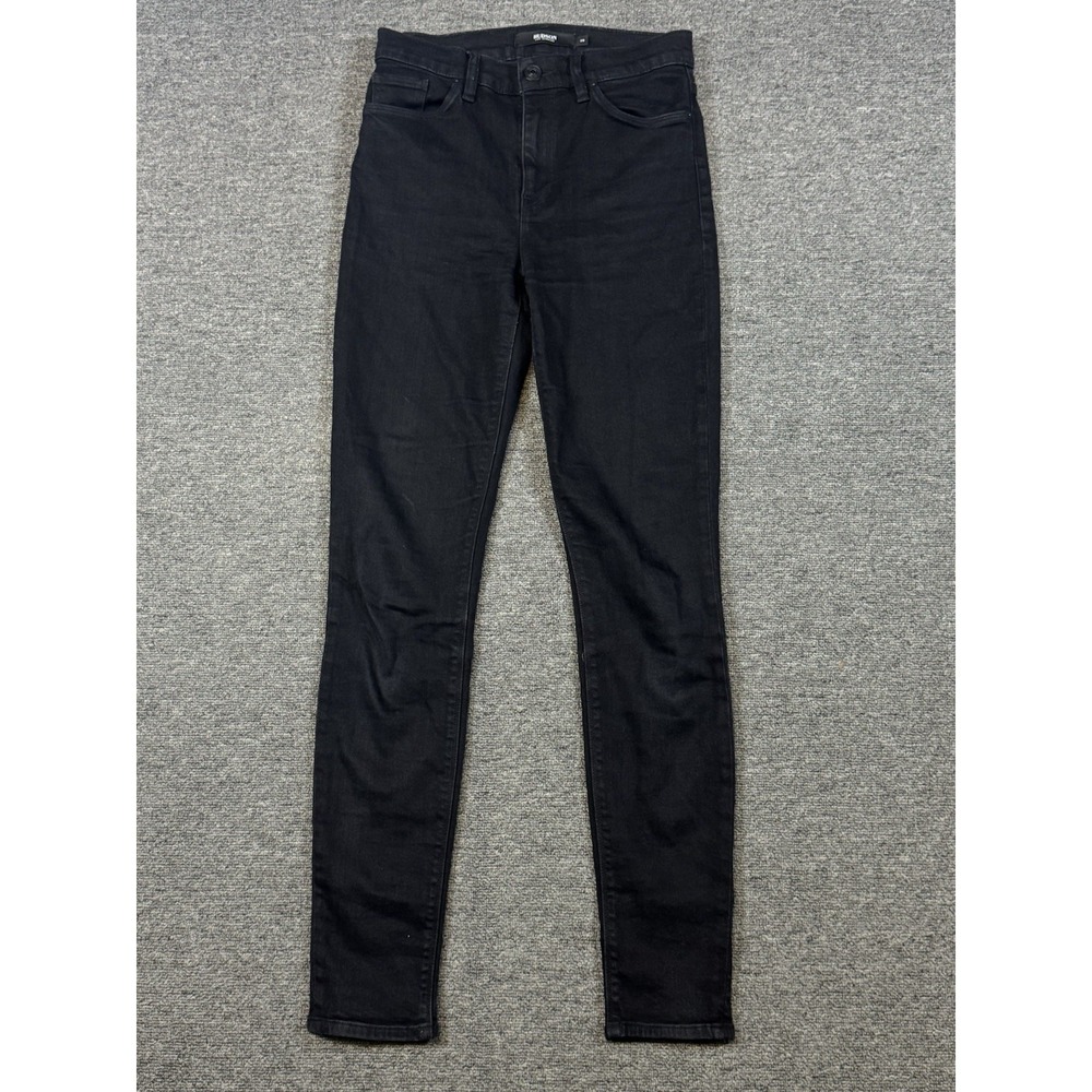 Hudson Barbara Super Skinny Jeans Women's 25 Black Stretch Denim Cotton Blend‎